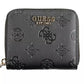 Elegant Black Wallet with Contrasting Details