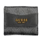 Chic Dual-Compartment Wallet with Snap Closures