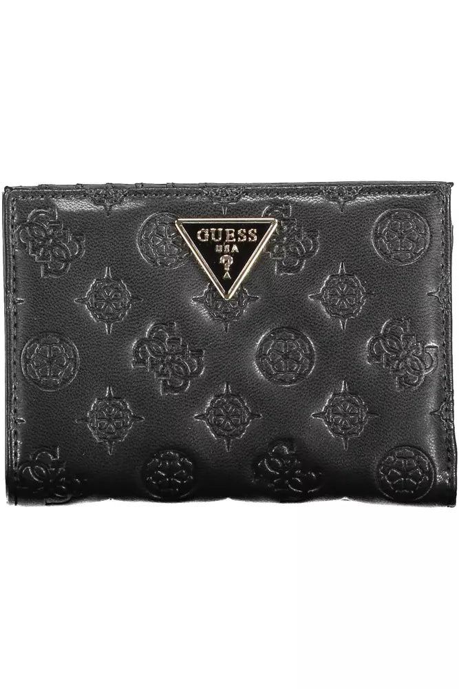 Sophisticated Black Multi-Compartment Wallet