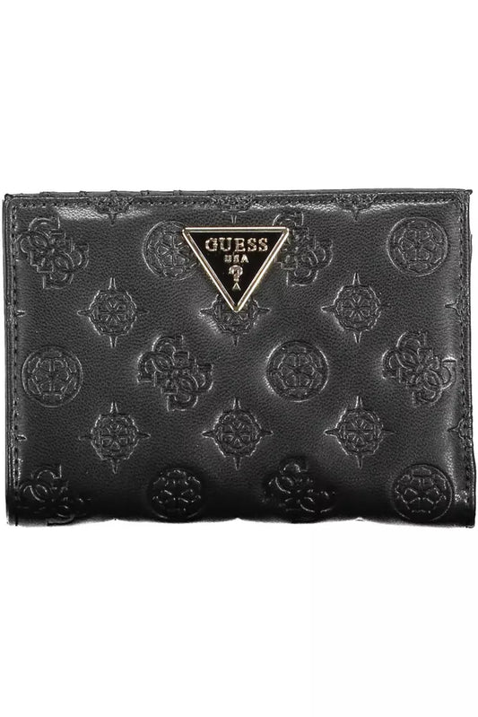 Sophisticated Black Multi-Compartment Wallet