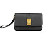 Elegant Triple Compartment Black Wallet