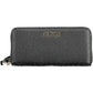 Elegant Black Polyurethane Wallet with Multiple Compartments