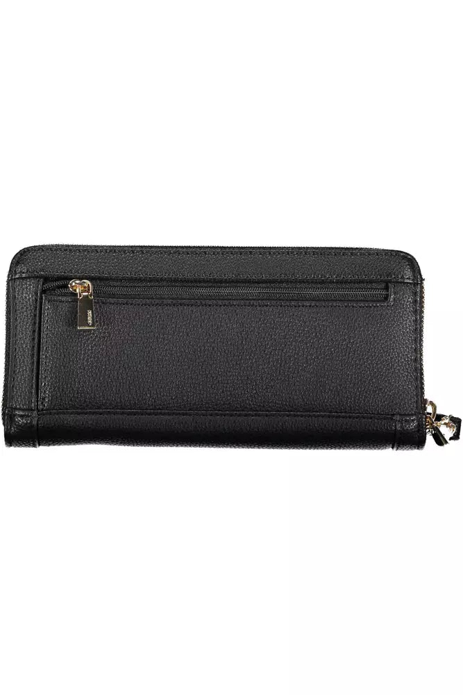 Chic Black Multi-Compartment Wallet