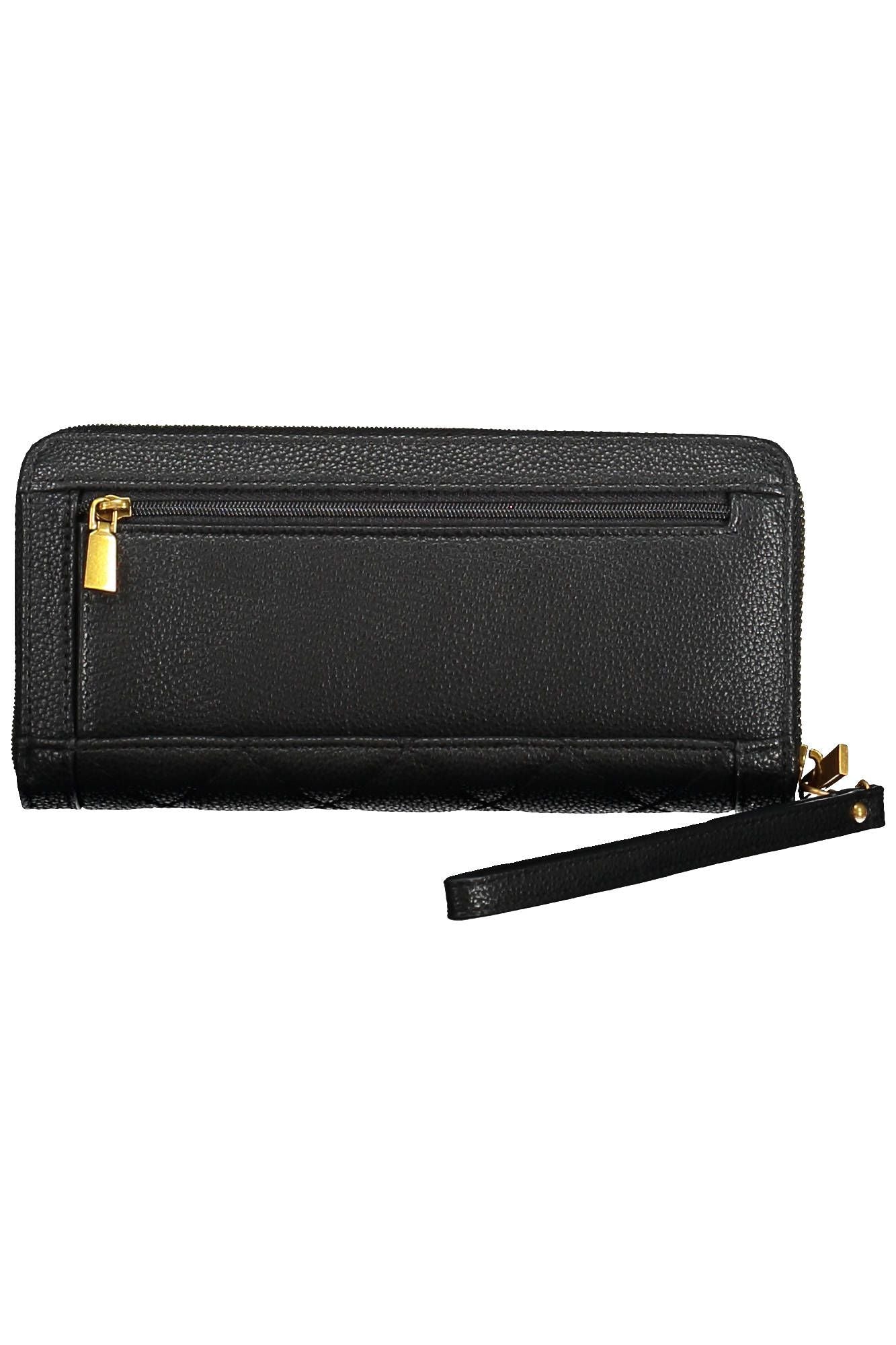 Sleek Black Multifunctional Wallet