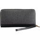 Elegant Black Polyethylene Wallet with Logo