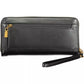 Sleek Black Polyethylene Multi-Compartment Wallet