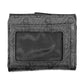Chic Black Wallet with Contrasting Details