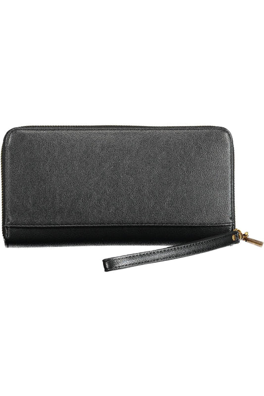 Sleek Polyurethane Multi-Compartment Wallet