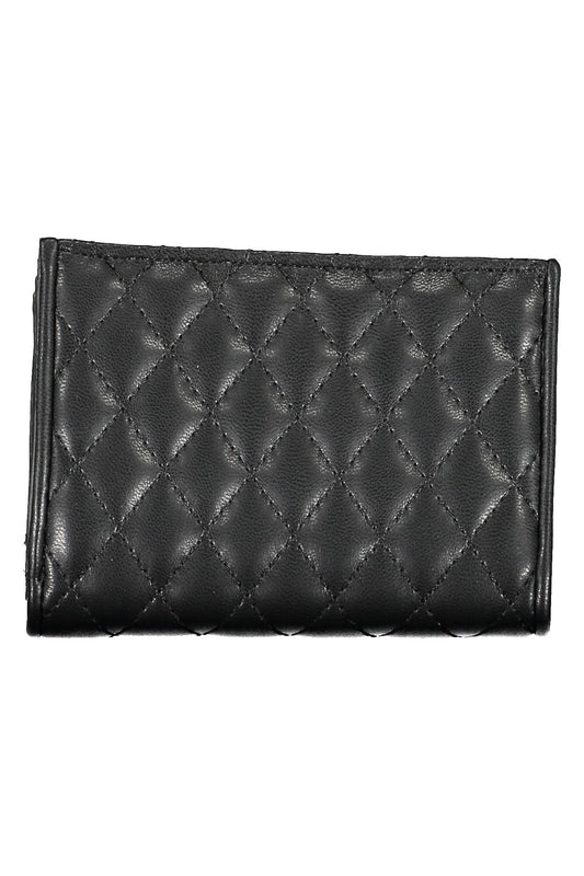 Chic Black Multi-Compartment Wallet