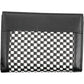 Elegant Black Polyurethane Wallet with Logo