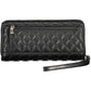 Chic Black Wallet with Contrasting Details