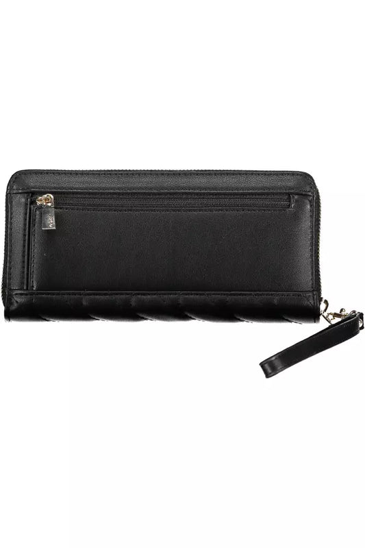 Sleek Black Multi-Compartment Wallet