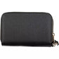 Elegant Black Double Wallet with Zip Closure