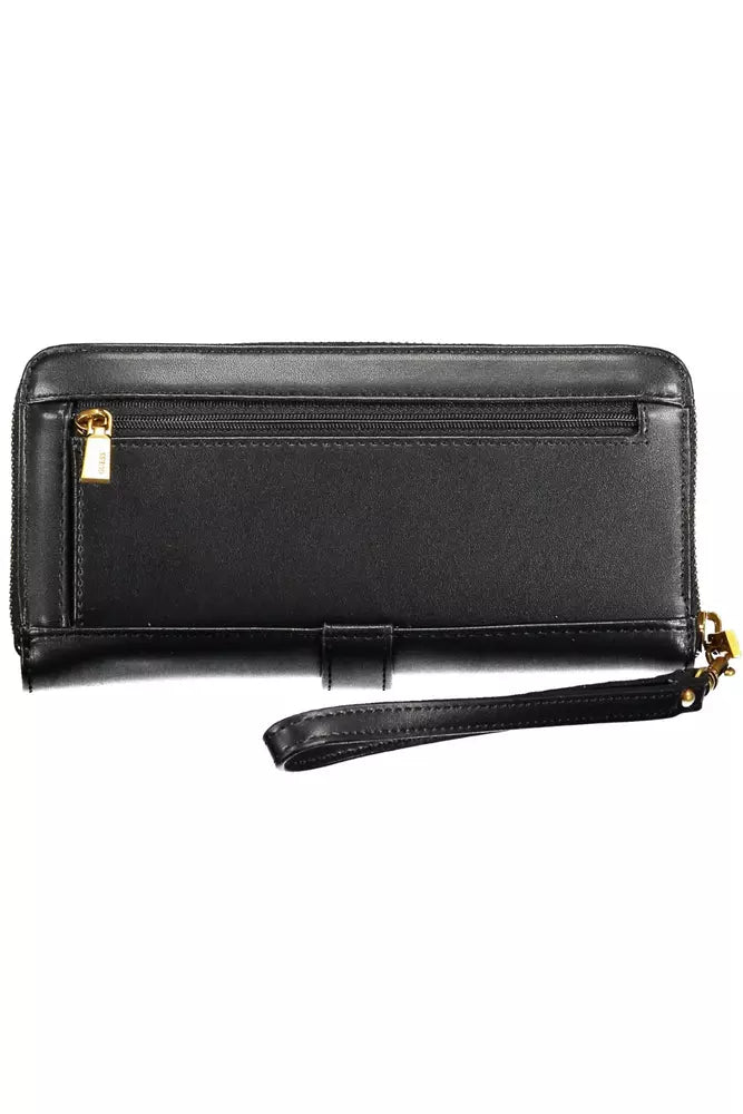 Sleek Black Multifunctional Wallet