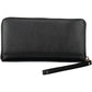 Chic Polyurethane Black Multi-Compartment Wallet