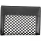 Sleek Black Polyethylene Wallet with Contrasting Details