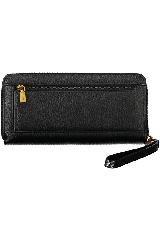 Sleek Black Multi-Compartment Wallet