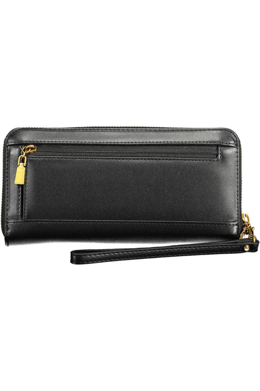 Sleek Black Multi-Compartment Wallet