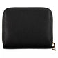 Sleek Black Polyethylene Guess Wallet with Zip Closure