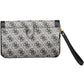 Elegant Tri-Fold Black Wallet with Secure Hold