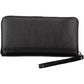 Chic Black Polyethylene Wallet with Coin Purse