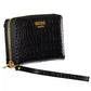 Sleek Black Polyethylene Men's Wallet