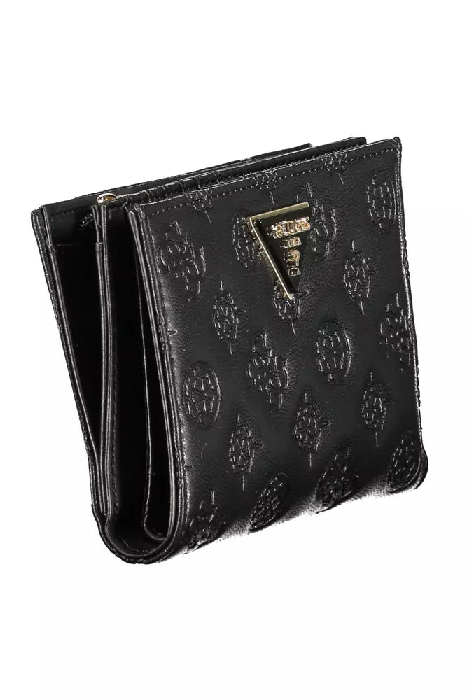 Sophisticated Black Multi-Compartment Wallet