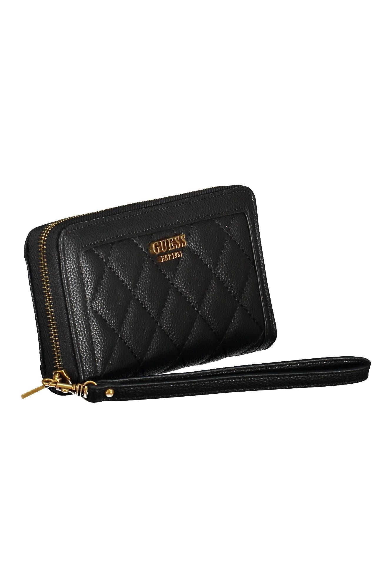 Sleek Black Multifunctional Wallet