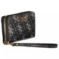 Elegant Black Multi-Compartment Wallet