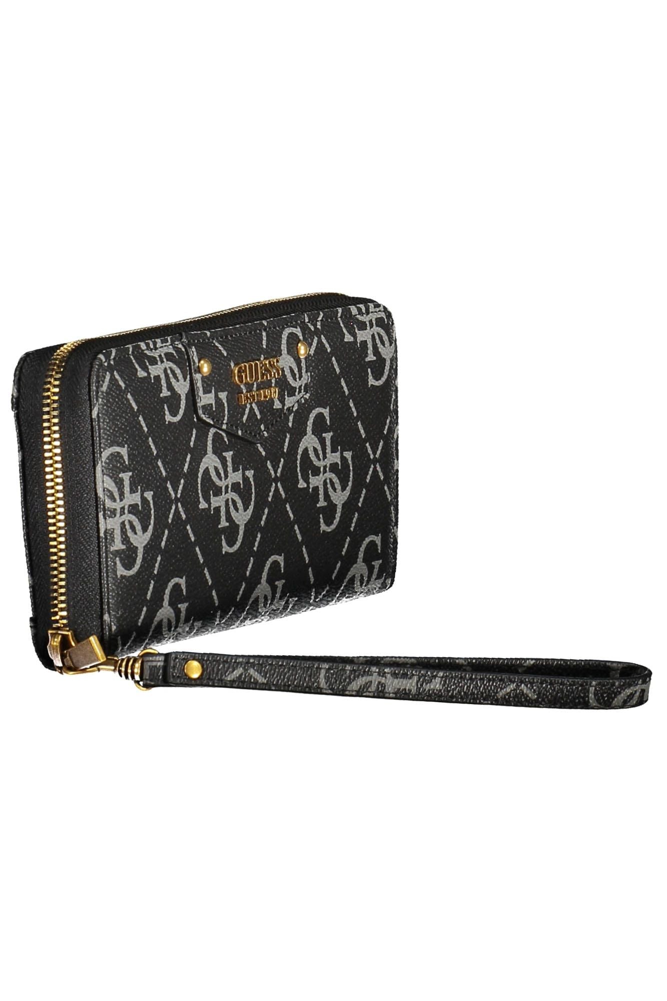 Elegant Black Wallet with Contrast Details