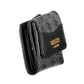 Chic Dual-Compartment Wallet with Snap Closures