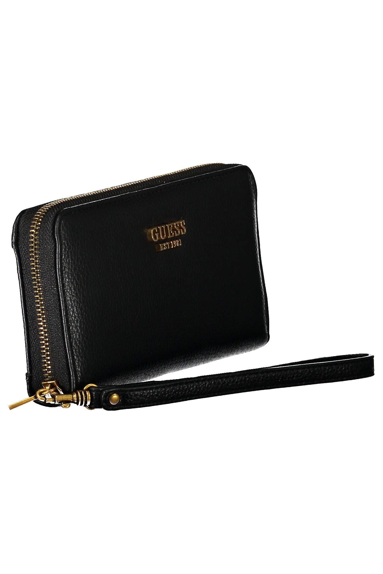 Sleek Black Multi-Compartment Wallet