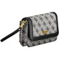 Elegant Tri-Fold Black Wallet with Secure Hold