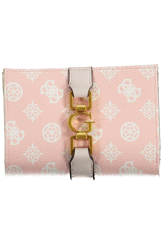 Chic Pink Wallet with Elegant Detailing