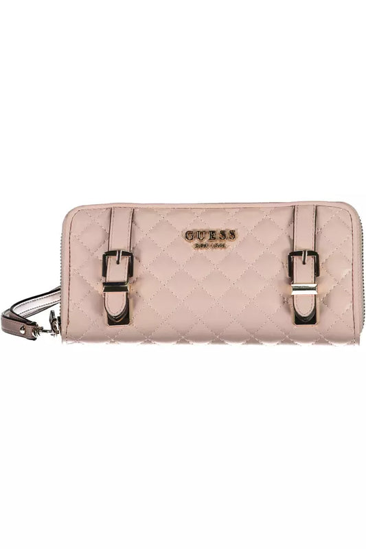 Chic Pink Multi-Compartment Wallet