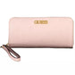 Chic Pink Wallet with Elegant Contrasting Details