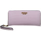 Chic Pink Wallet with Contrasting Details