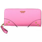 Chic Pink Multi-Compartment Wallet