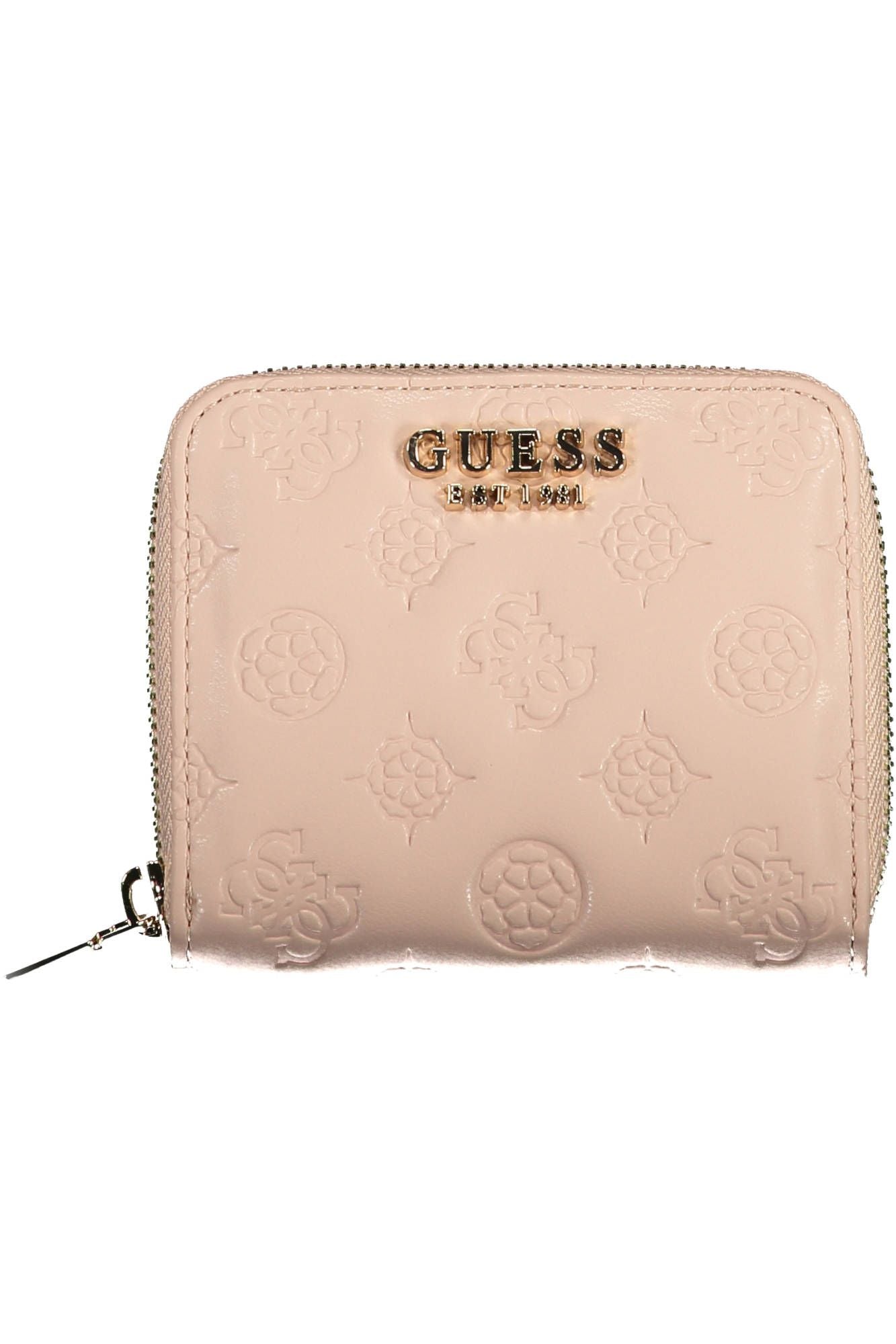 Chic Pink Wallet with Contrasting Details