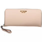 Chic Pink Polyethylene Multi-Compartment Wallet