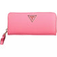 Chic Pink Wallet with Multifunctional Compartments