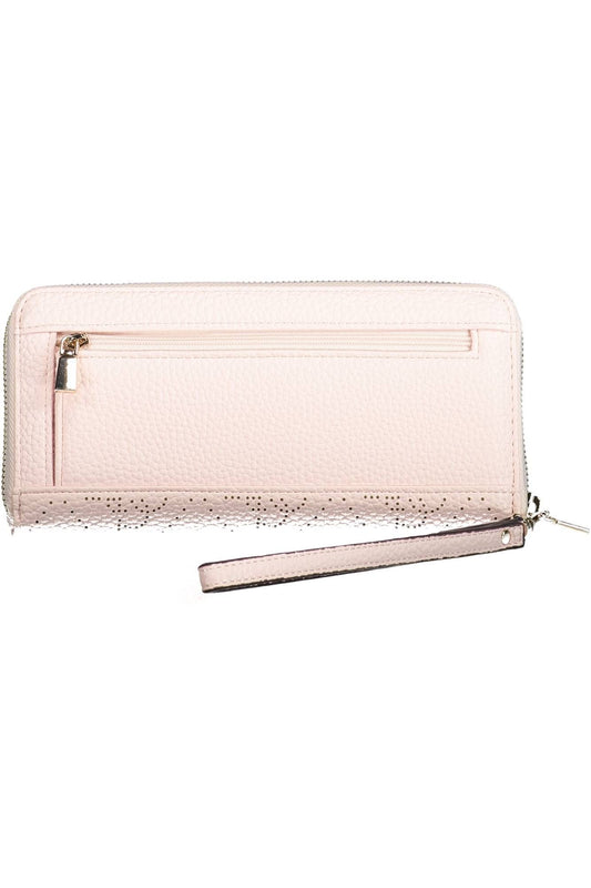 Chic Pink Multifunctional Wallet for Everyday Elegance