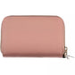 Chic Pink Double Wallet with Contrasting Accents