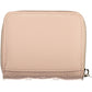 Chic Pink Wallet with Contrasting Details