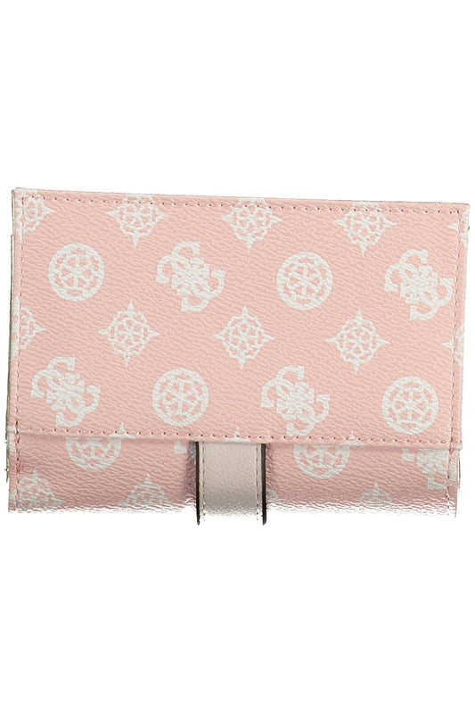 Chic Pink Wallet with Elegant Detailing