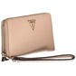 Chic Pink Zip Wallet with Multiple Compartments