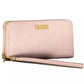 Chic Pink Wallet with Elegant Contrasting Details