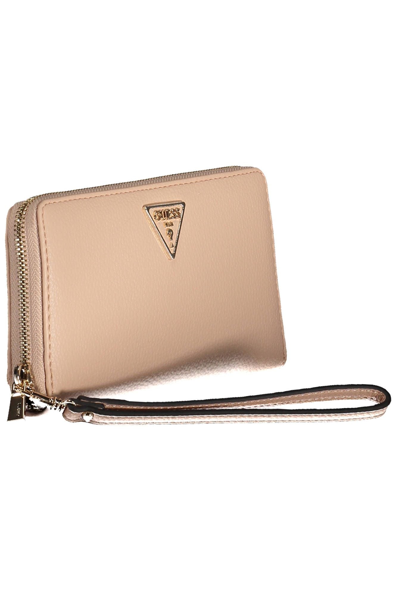 Elegant Pink Zip Wallet with Ample Space