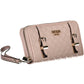 Elegant Pink Polyurethane Wallet