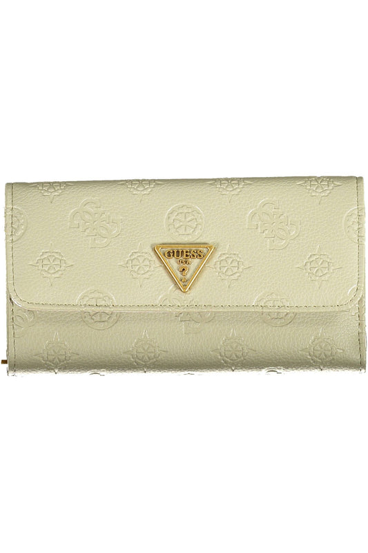 Chic Green Polyurethane Wallet with Ample Space